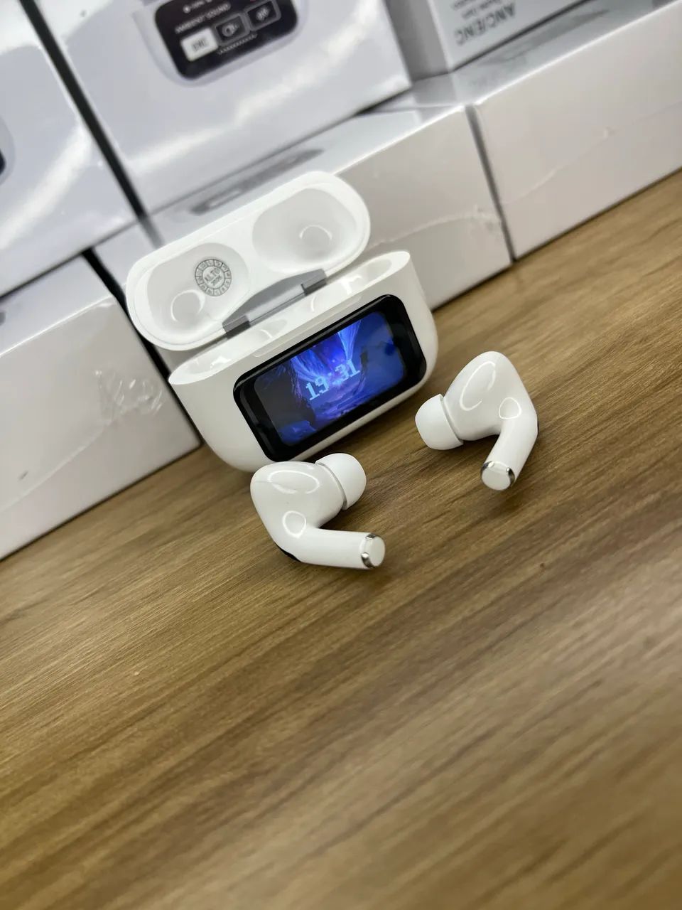 2 unidades Fone Bluetooth A9 pro touchscreen - Foto 3