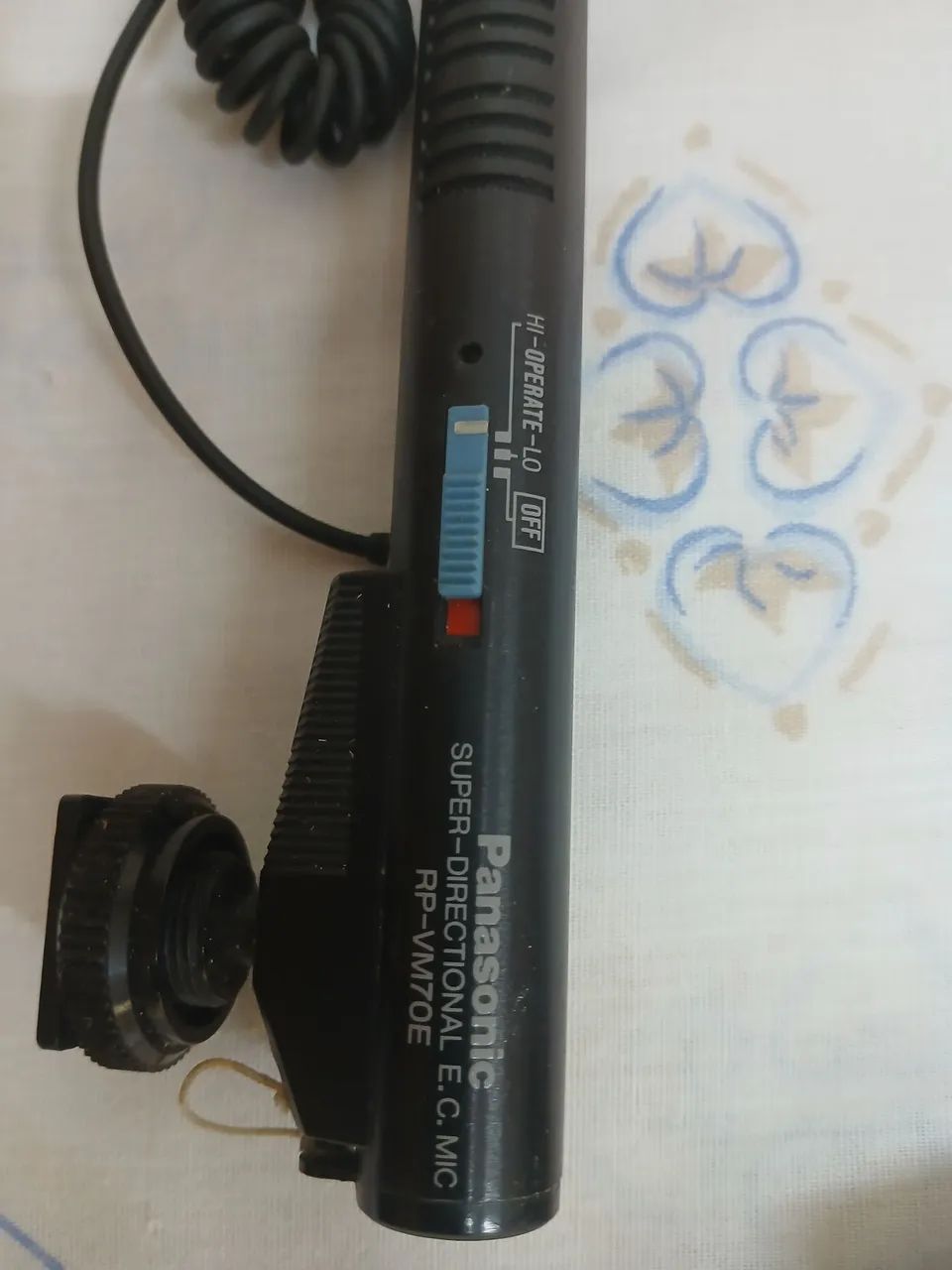Microfone Panasonic Super Direcional RP VM70E - Foto 3