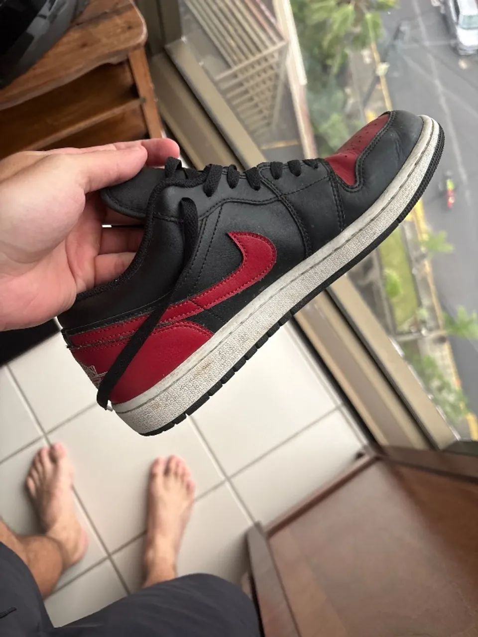 Nike Air jordan 1 low ?bred? - Foto 3