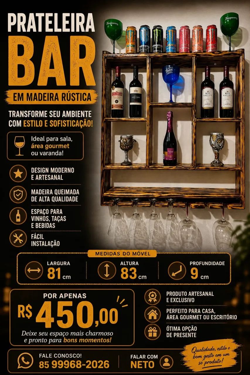 Prateleira bar 