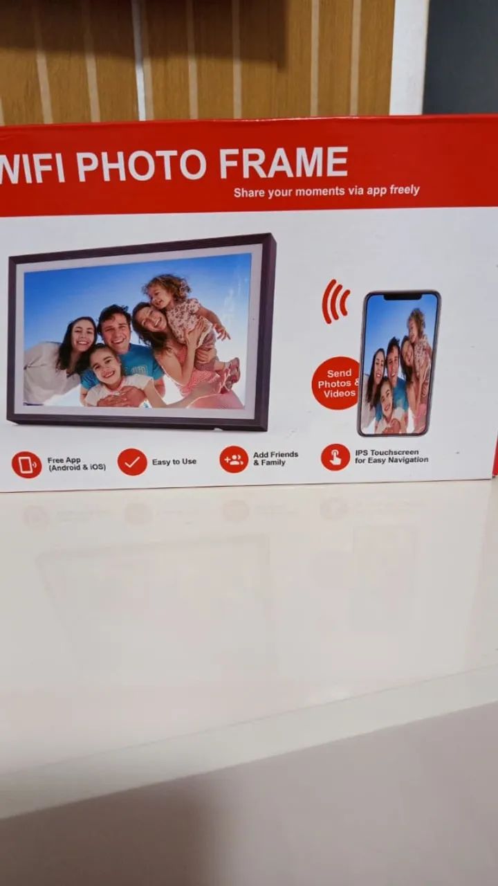 Porta-retratos Digital Wifi De 10,1 Polegadas Frameo - Foto 4