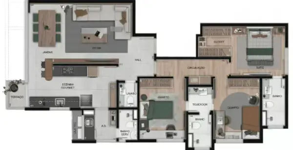 PLANTA 111m²