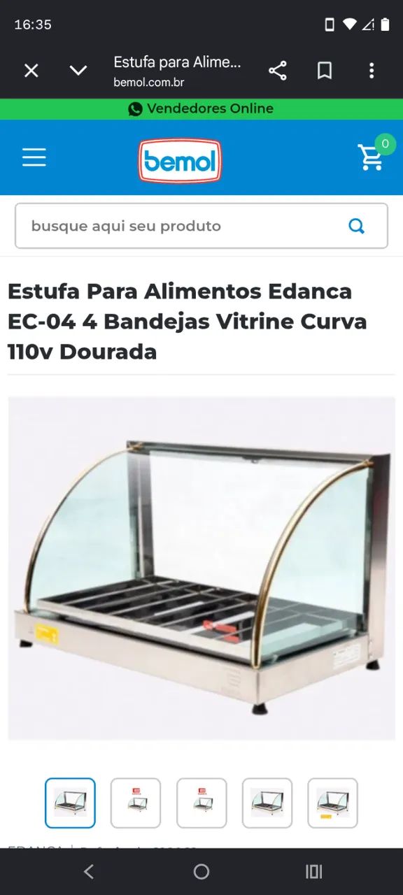 Estufa para salgado - Foto 2