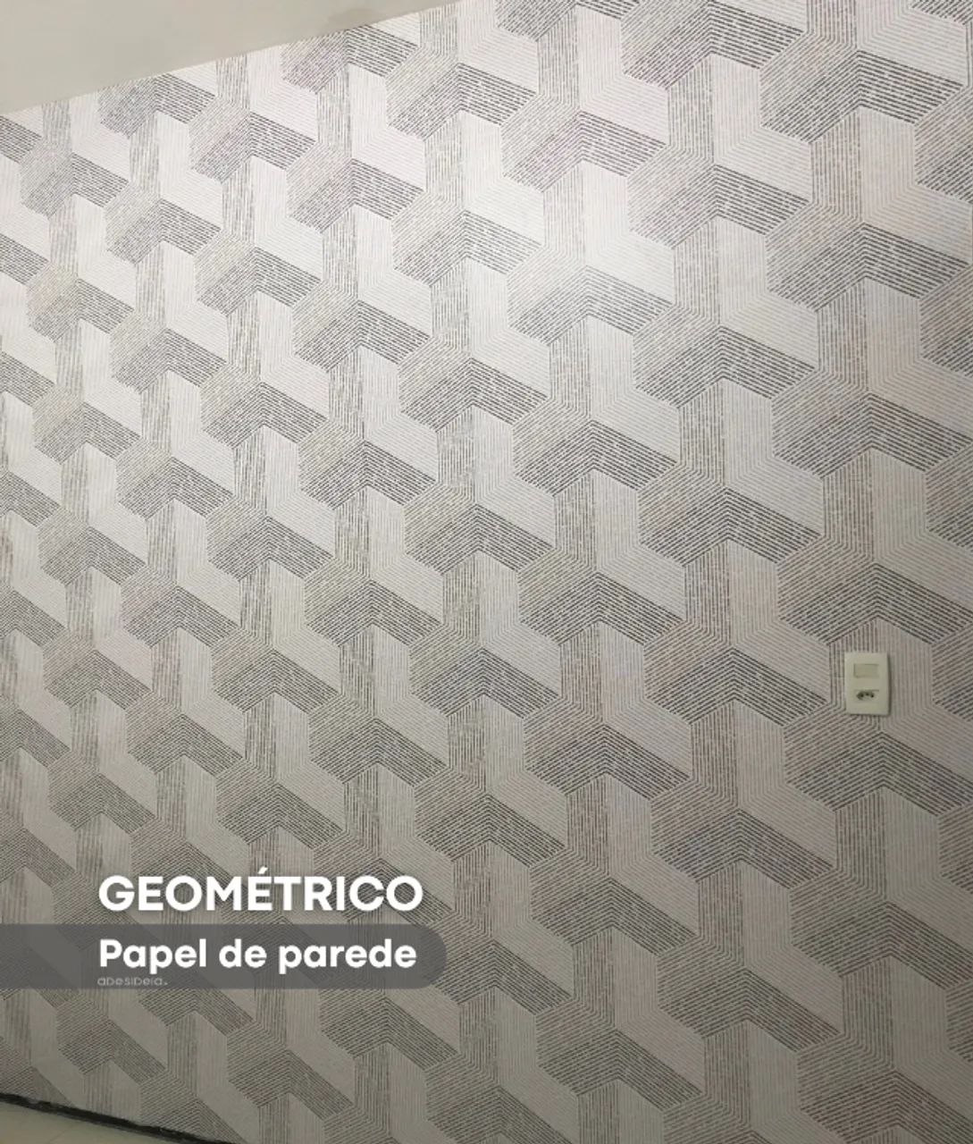 Aplicação papel de parede adesivo  - Foto 5