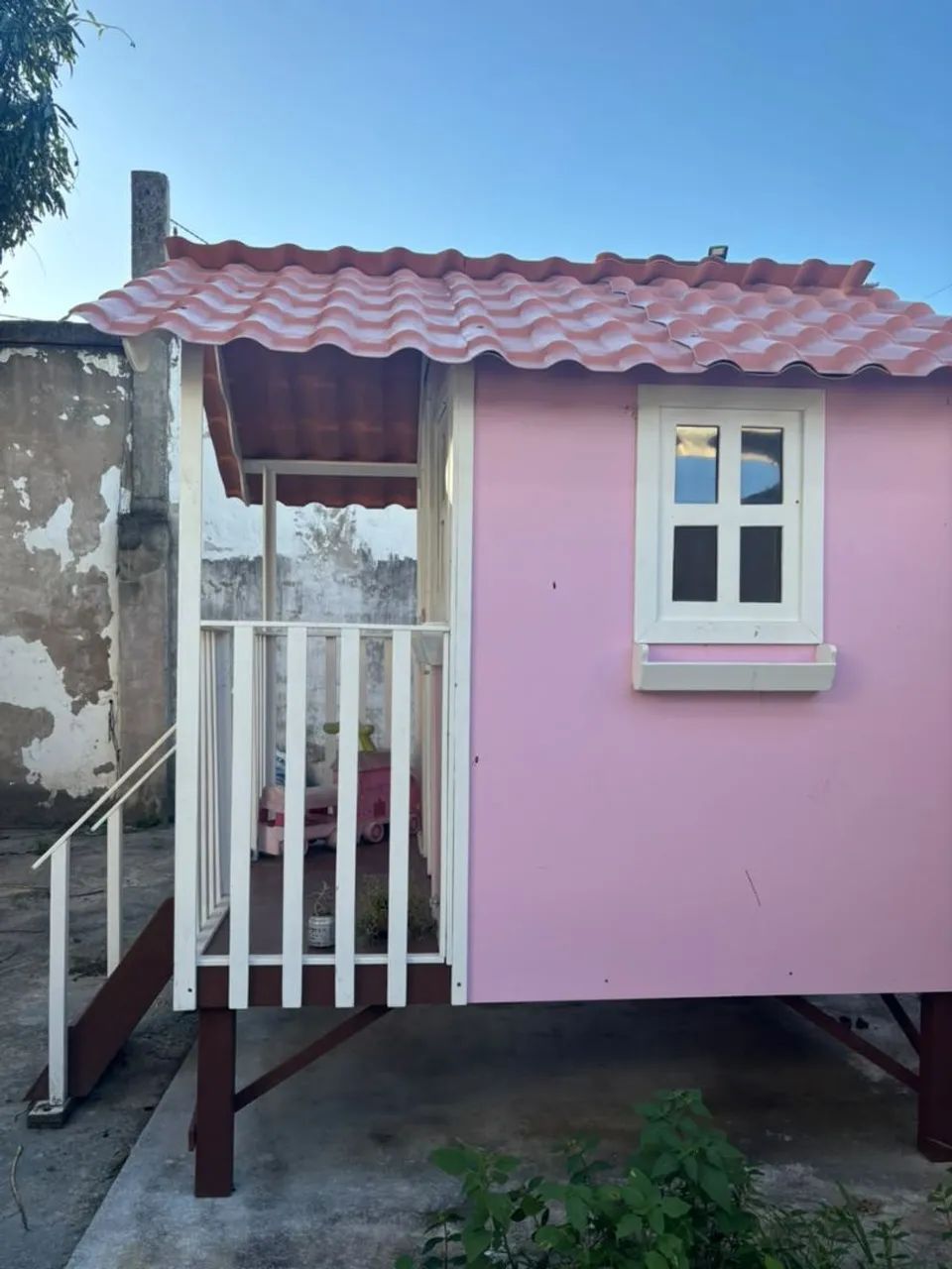 CASINHA INFANTIL ROSA MODELO LUXO - Foto 4