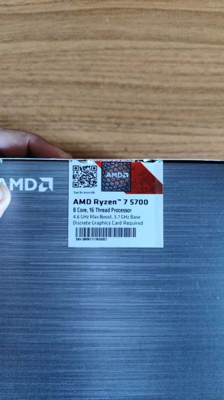 PROCESSADOR RYZEN 7 5700  - Foto 2