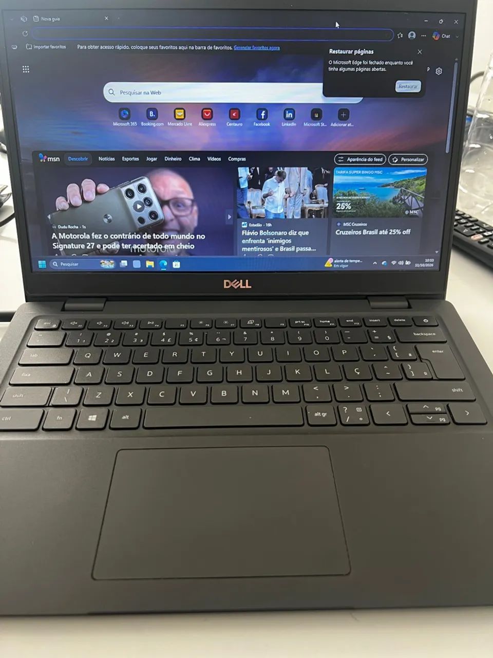 Notebook Dell Intel Core i5 11th gen SSD PCI Express 4