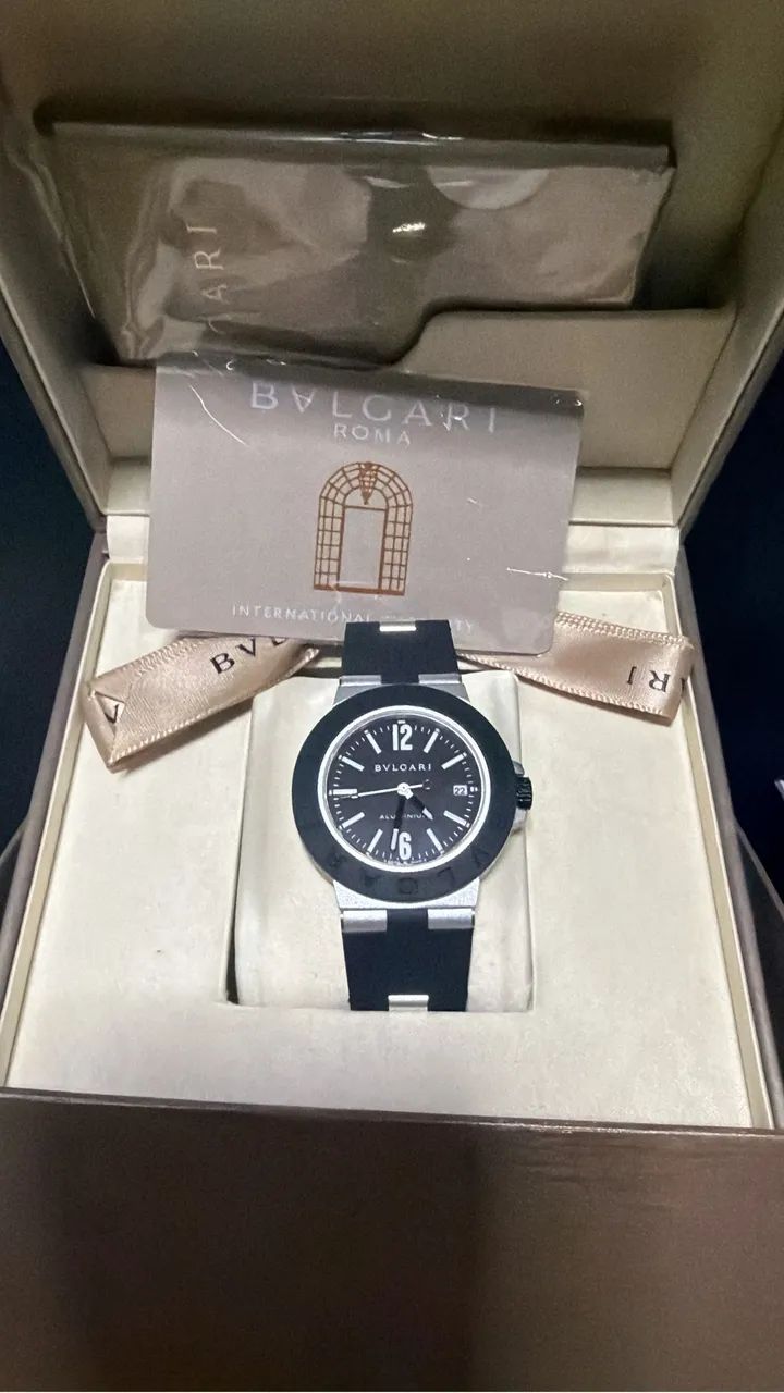 RELÓGIO BVLGARI ALUMINIUM PREMIUM AAA+ AUTOMÁTICO