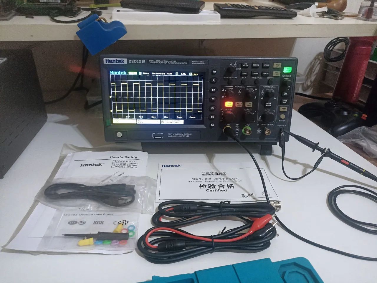 Osciloscópio Hantek DCO2D15