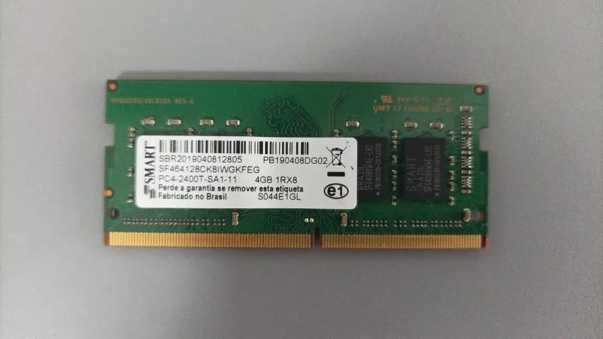 Memória RAM DDR4-4GB-2400MHz