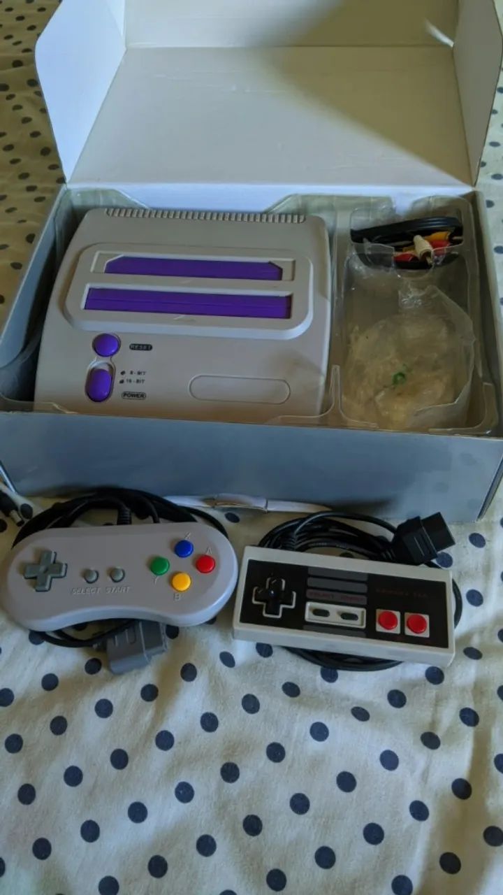 Console Super Nintendo Clone com saida HDMI