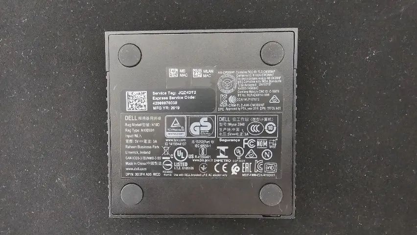 Mini PC Dell Wyse 3040 Thin Client Intel Atom x5-Z8350 2GB DDR3 8GB eMMC RJ-45 e WI-Fi - Foto 4