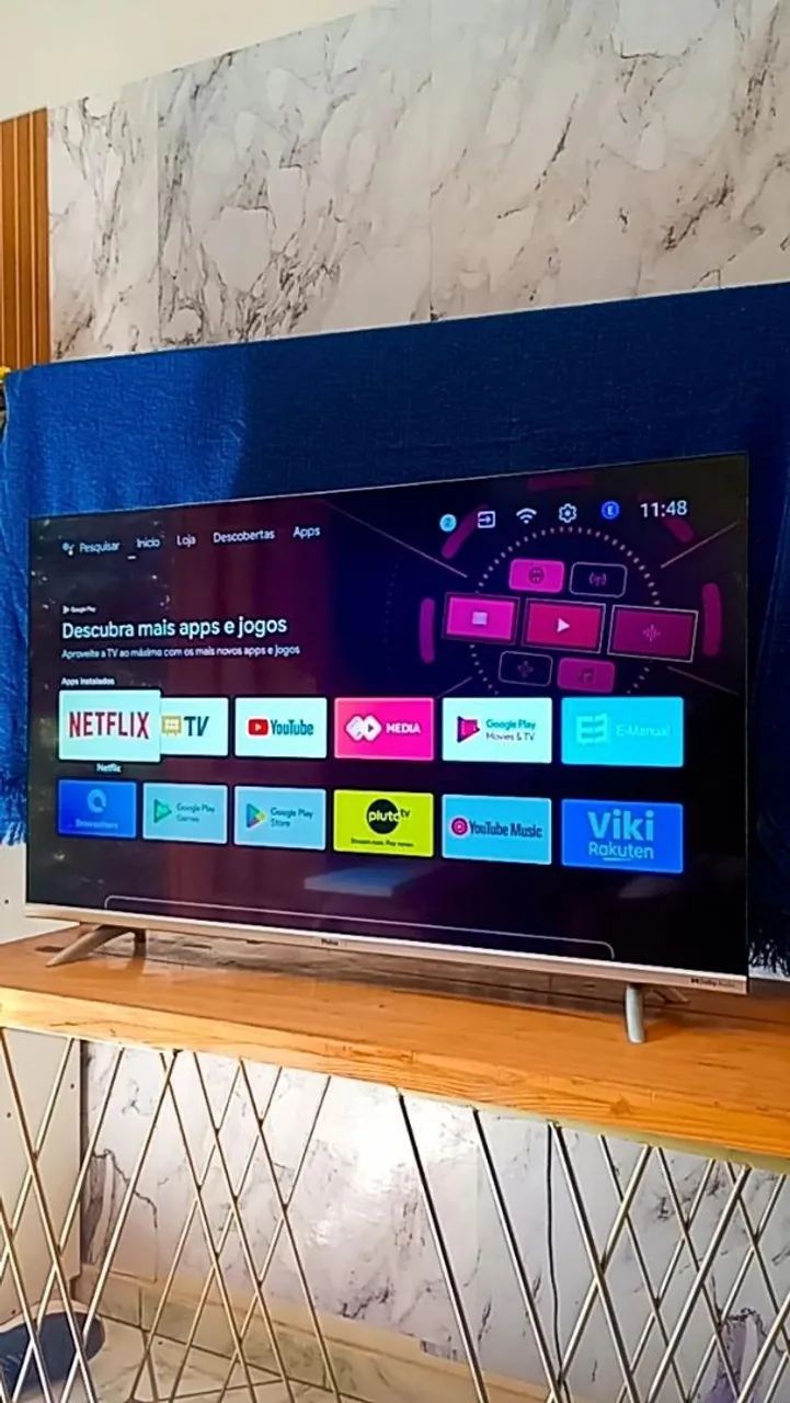 TV Android - 43" Usada poucas Vezes - Foto 5