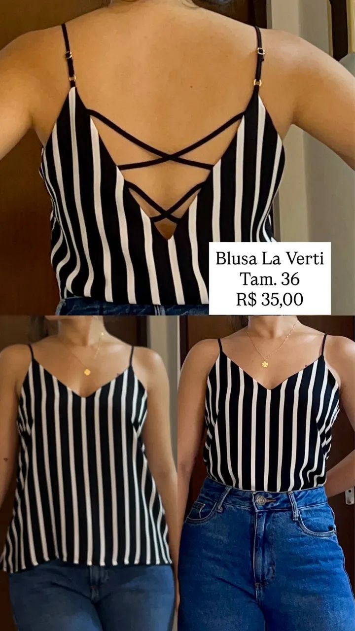 Blusas La Verti - Duas - Tam.36 - Foto 2