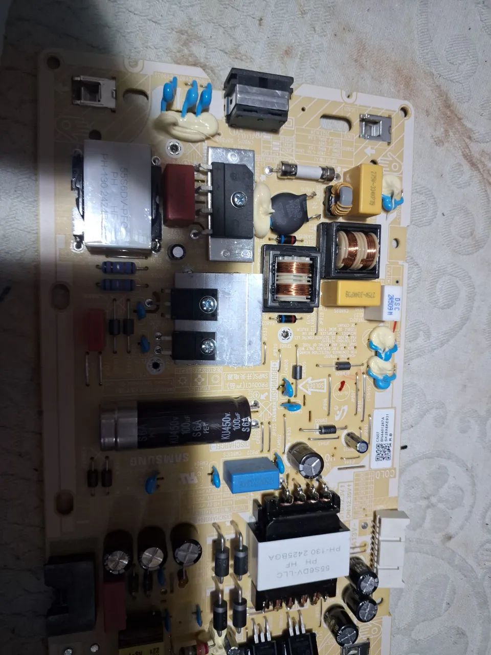 Placa fonte samsung un55du7700gxzd - Foto 5