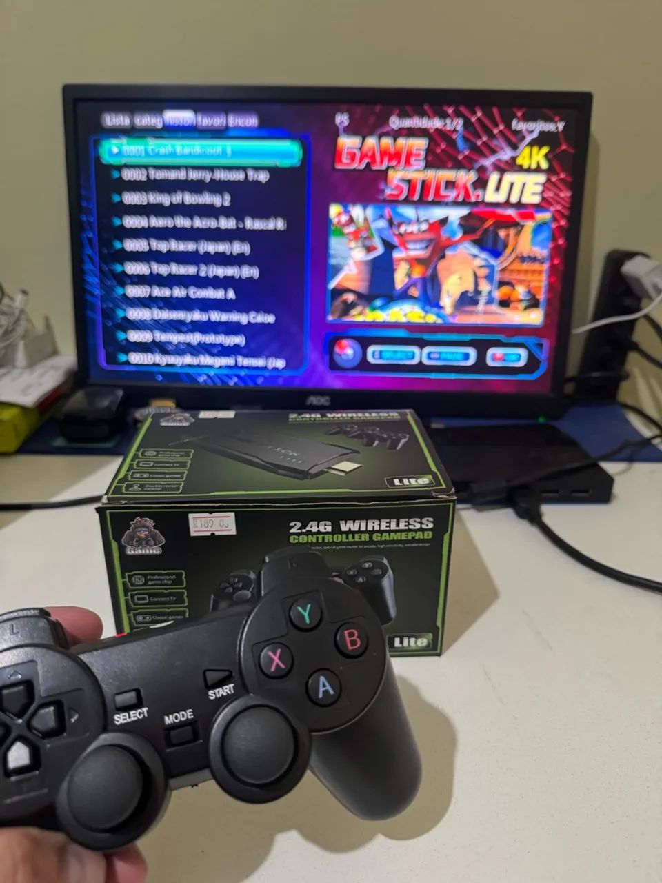 2.4G wireless controller gamepad