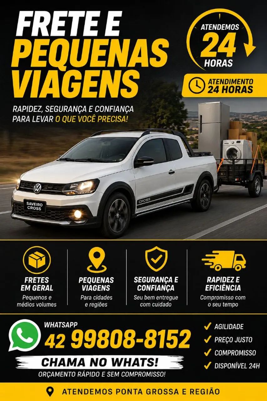 Pequenos fretes e viagens 