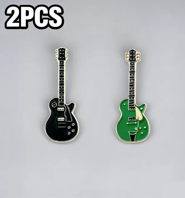 Broche Mini Guitarra Pin Lapela Modelo Les Paul - Foto 2