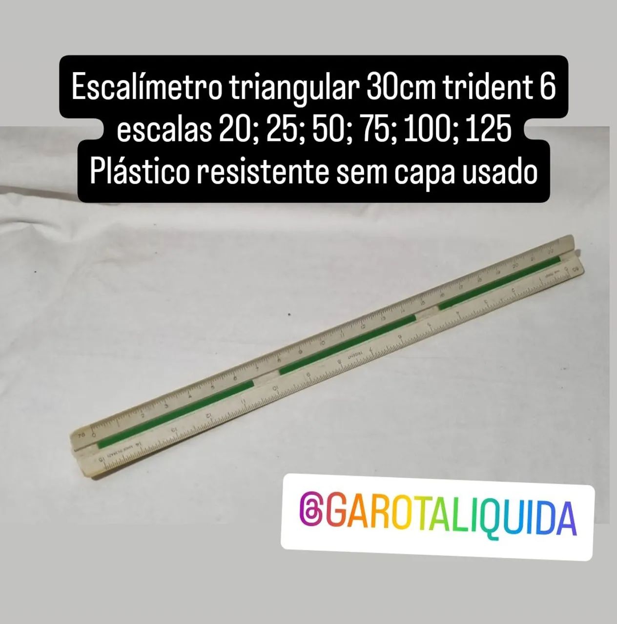 Escalímetro 6 escalas