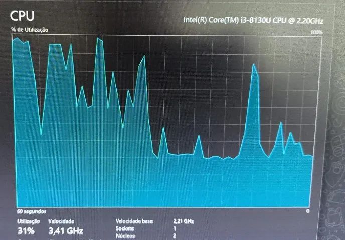 Notebook Acer I3 8° Gen - Tela Queimada - Foto 3