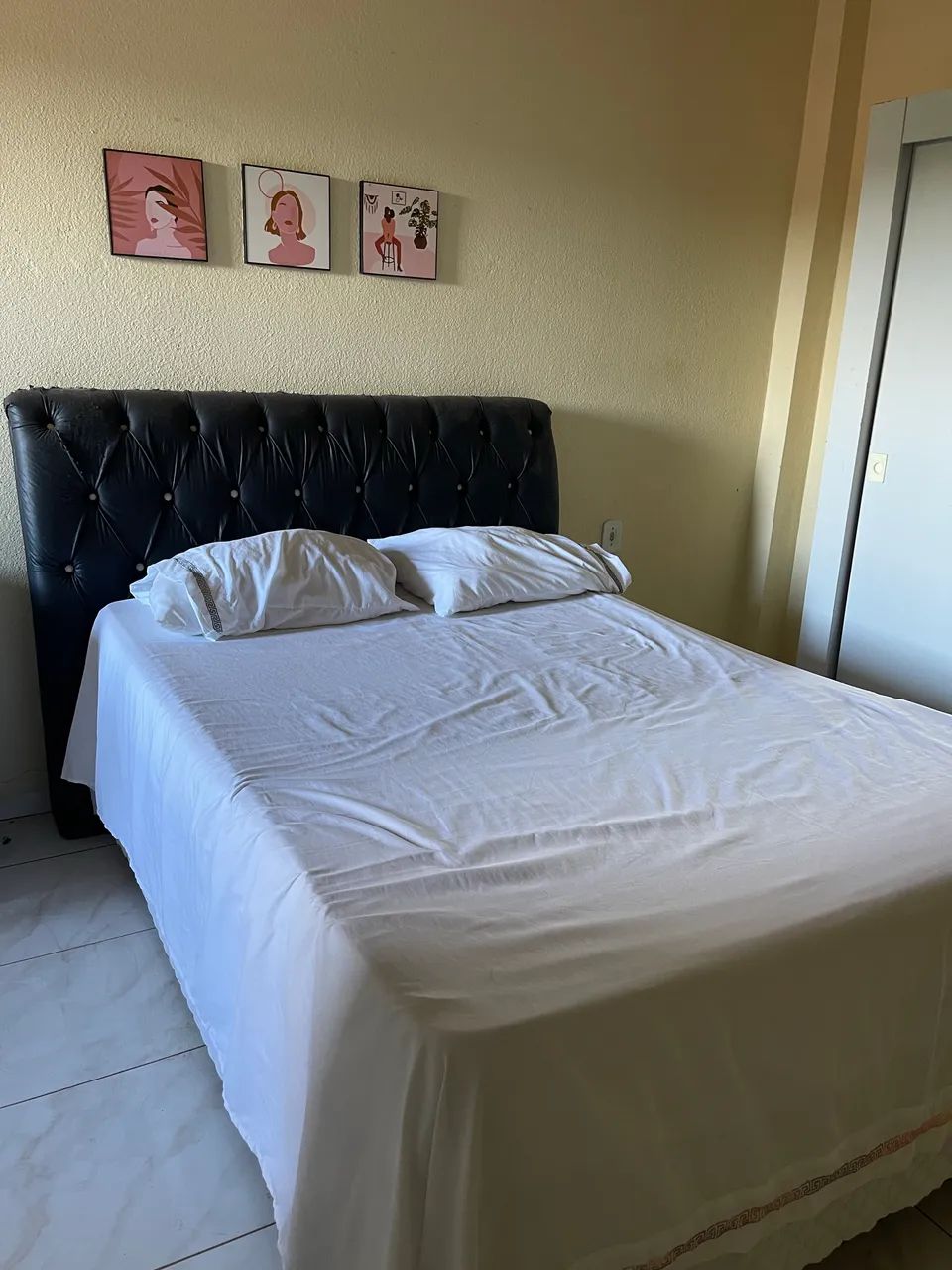Cama colchão e cabeceira  - Foto 2