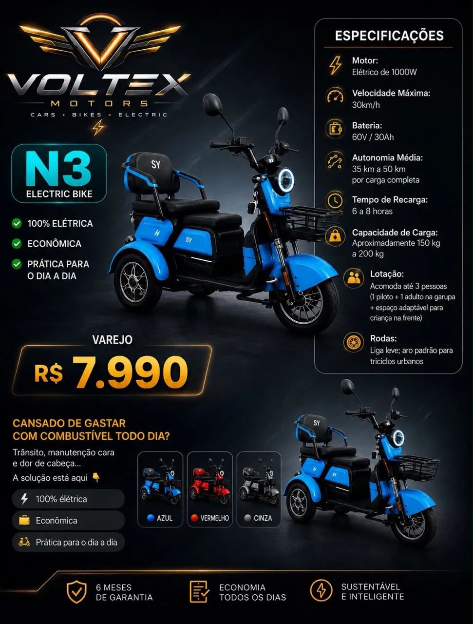 Scooter elétrica  - Foto 2