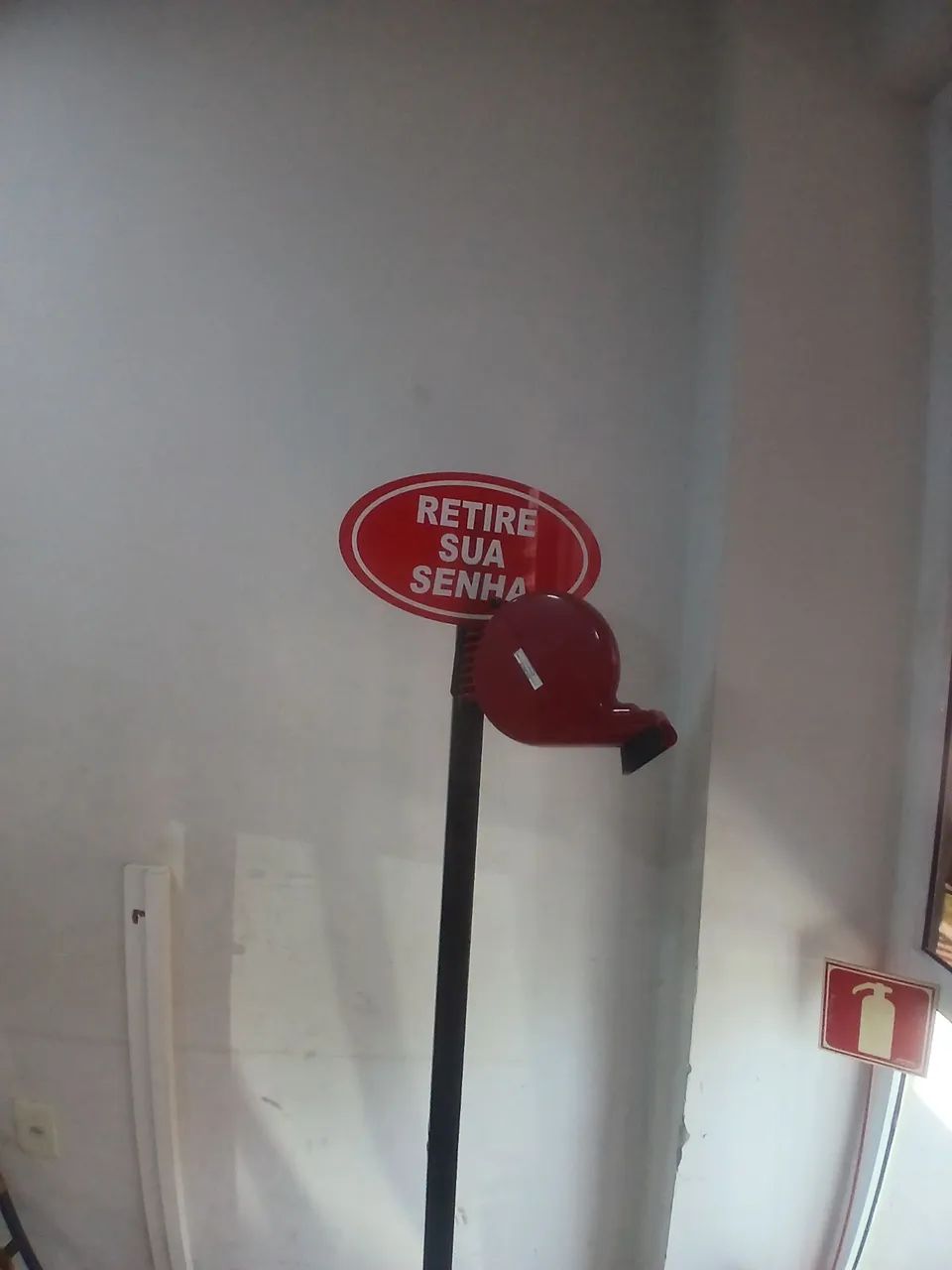 Display retire sua senha