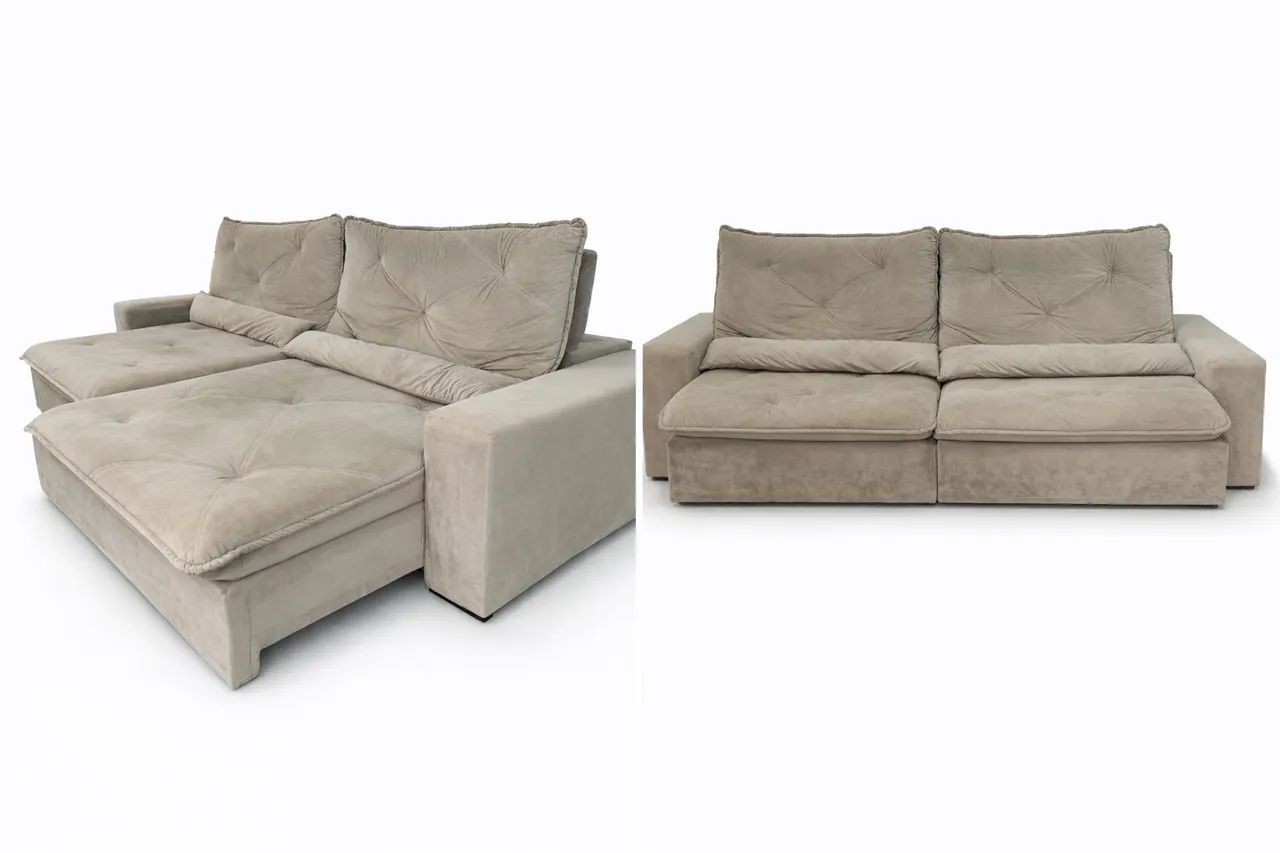 SOFÁ RETRÁTIL RECLINÁVEL 