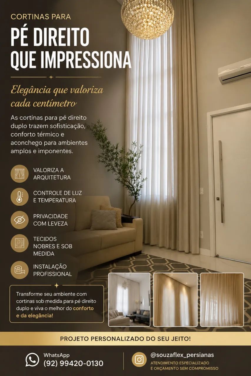 Cortinas & Cortinas ( SOB MEDIDA)