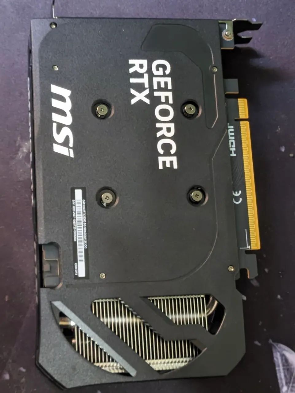 Placa de vídeo RTX 5060 8GB MSI Shadow 2x OC - Foto 3