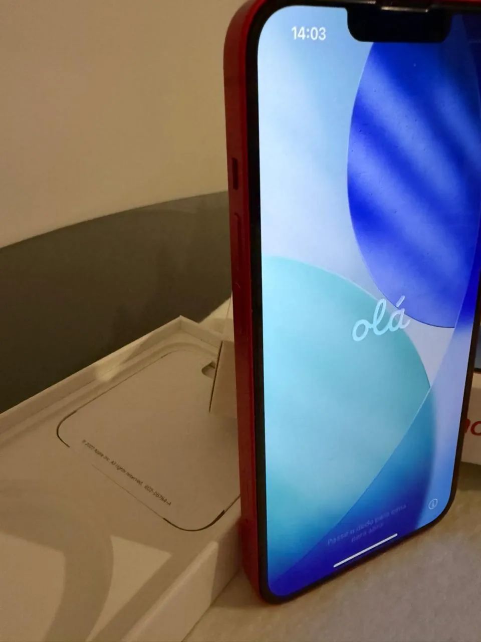 iPhone 14 128GB (PRODUCT)RED Vermelho Original + Caixa + NF + 83