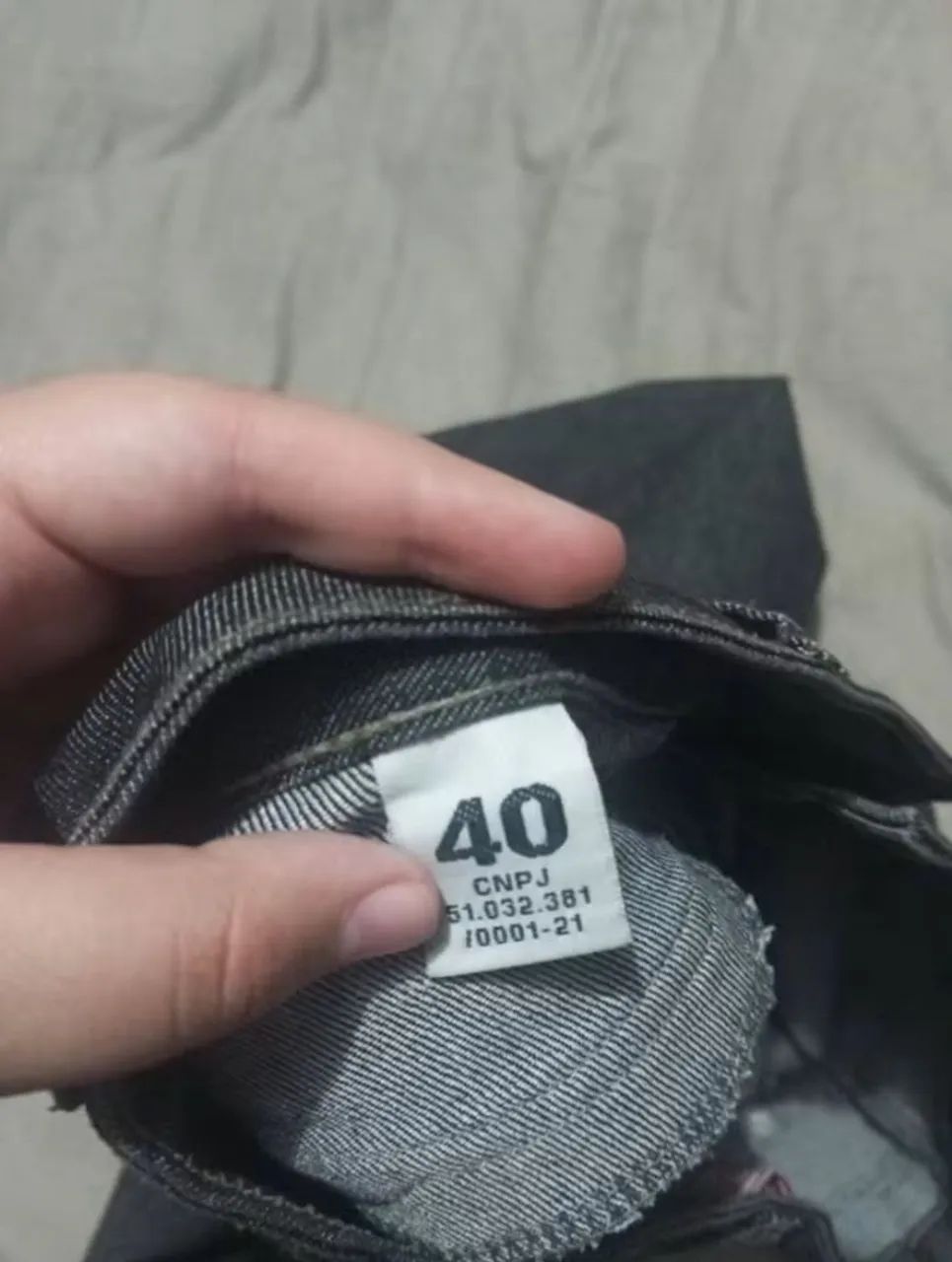 Calça jeans preta  - Foto 2