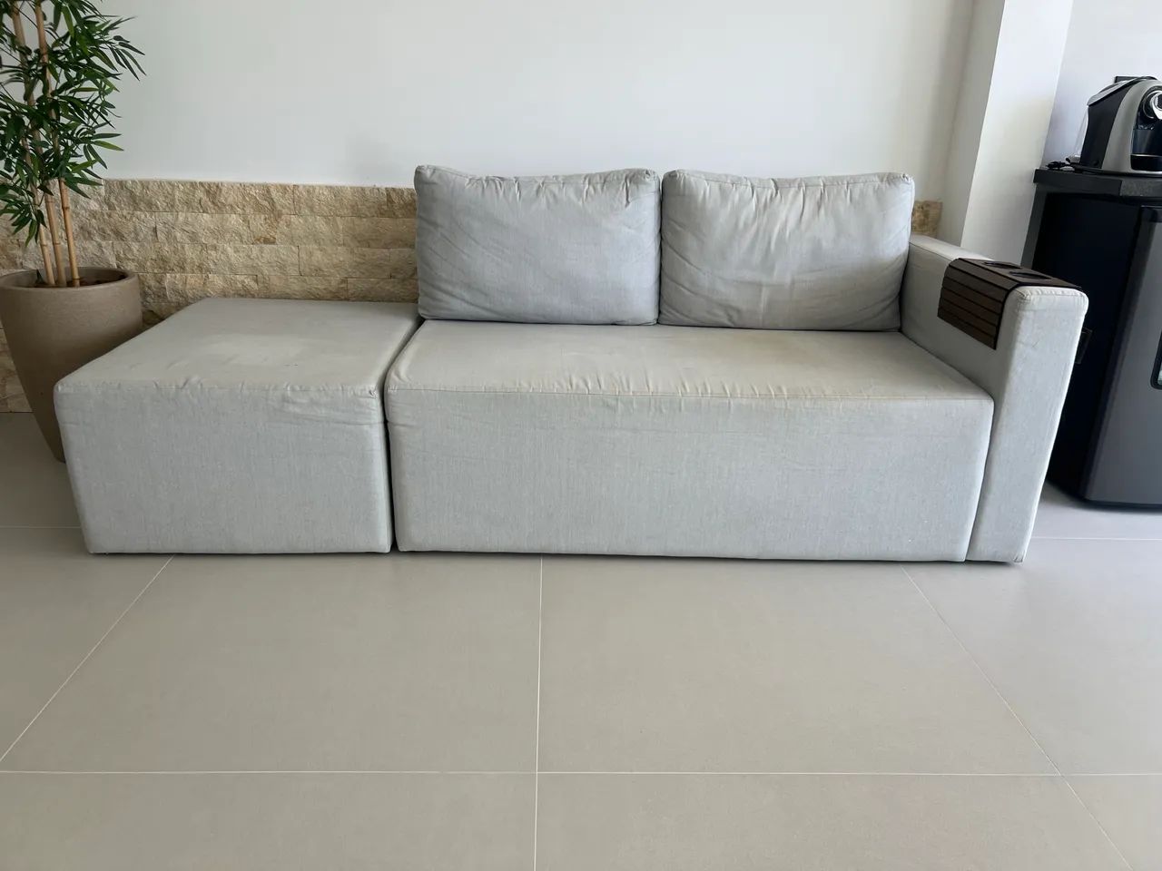 Vendo Sofá com Puff  - Foto 2