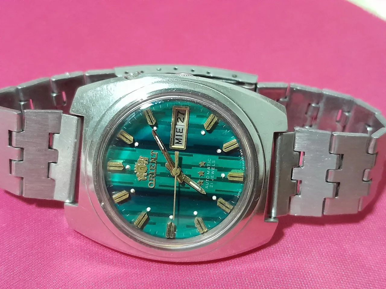RELÓGIO ORIENT AUTOMÁTICO VINTAGE  - Foto 4