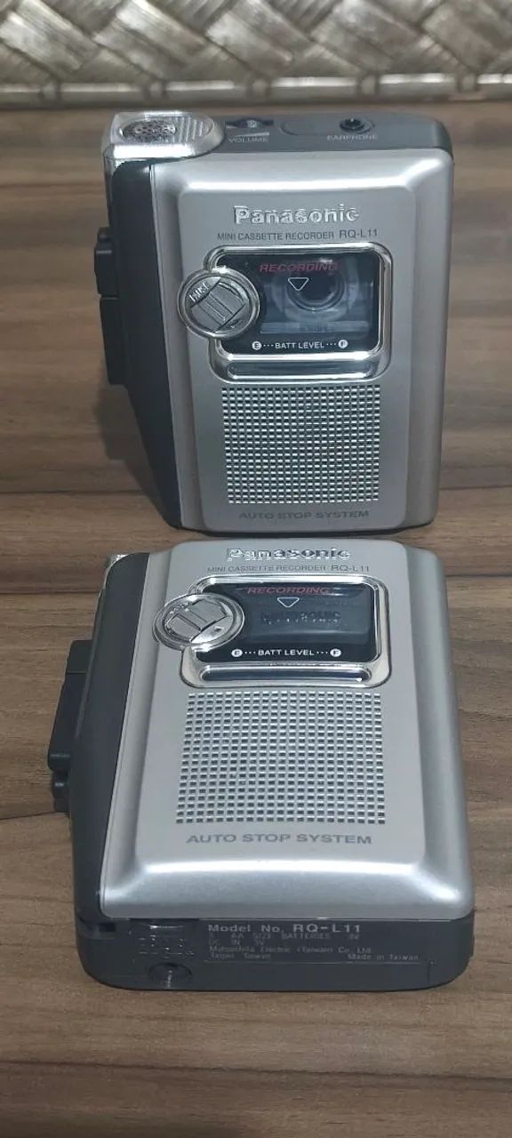 Gravadores Mini Cassete Panasonic RQ-L11 - Perfeito Funcionamento - Foto 2