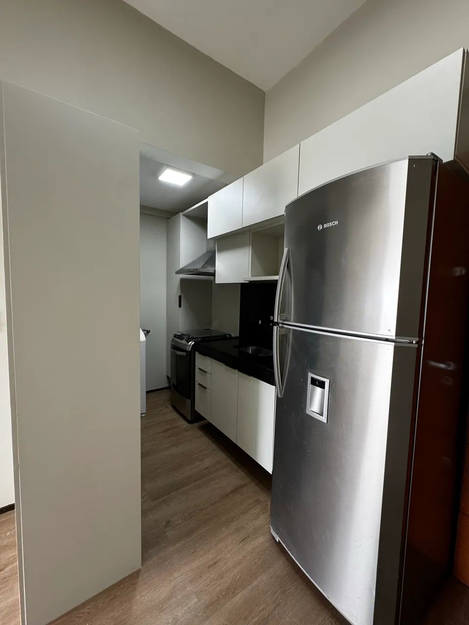 Quarto e sala na quadra da praia - Foto 11