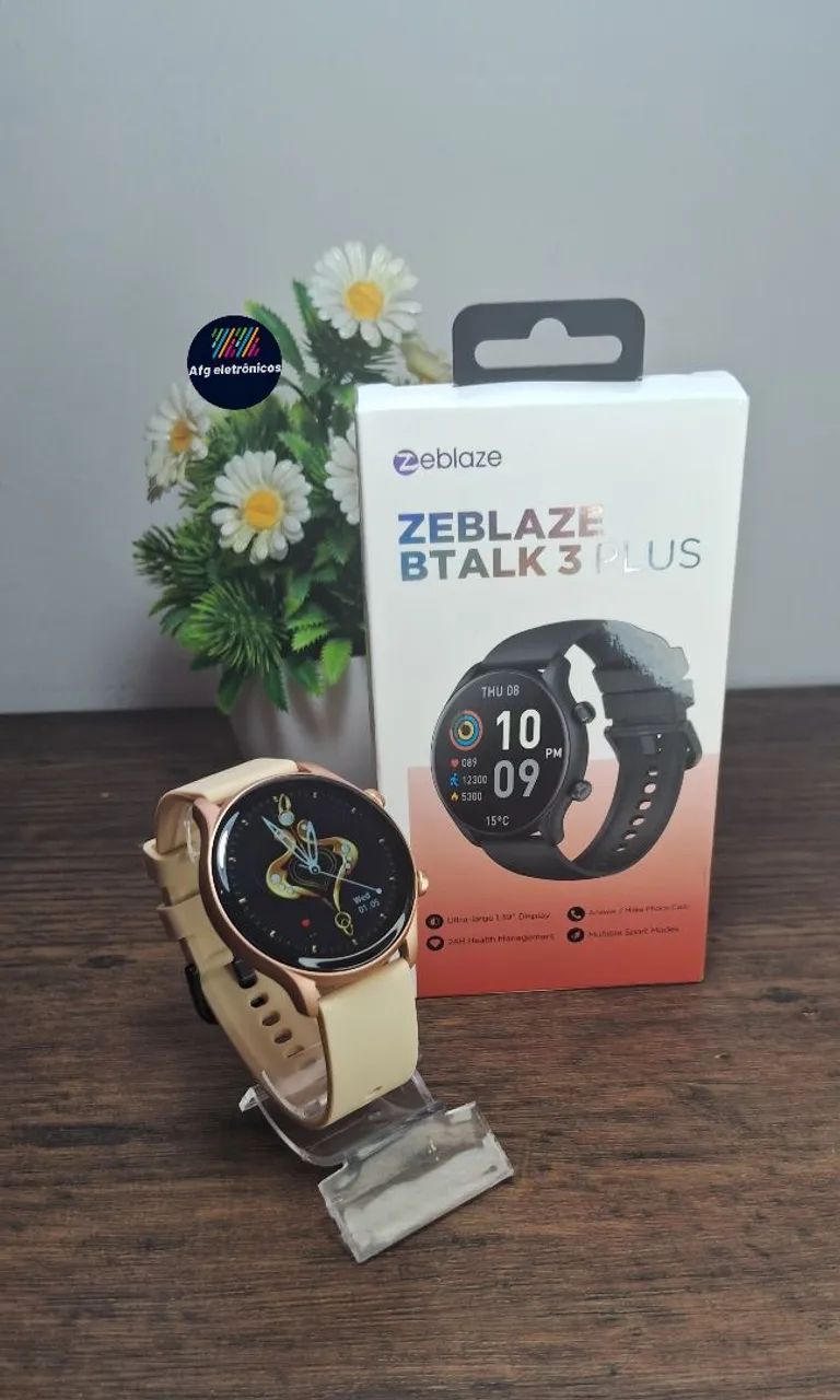 Smartwatch ZEBLAZE btalk 3 plus "GOLD" - Foto 2