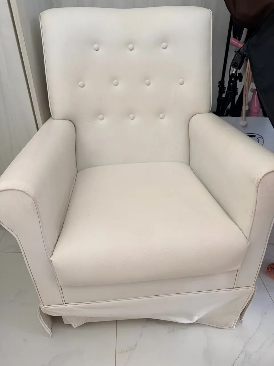 Poltrona Branca couro  - Foto 2
