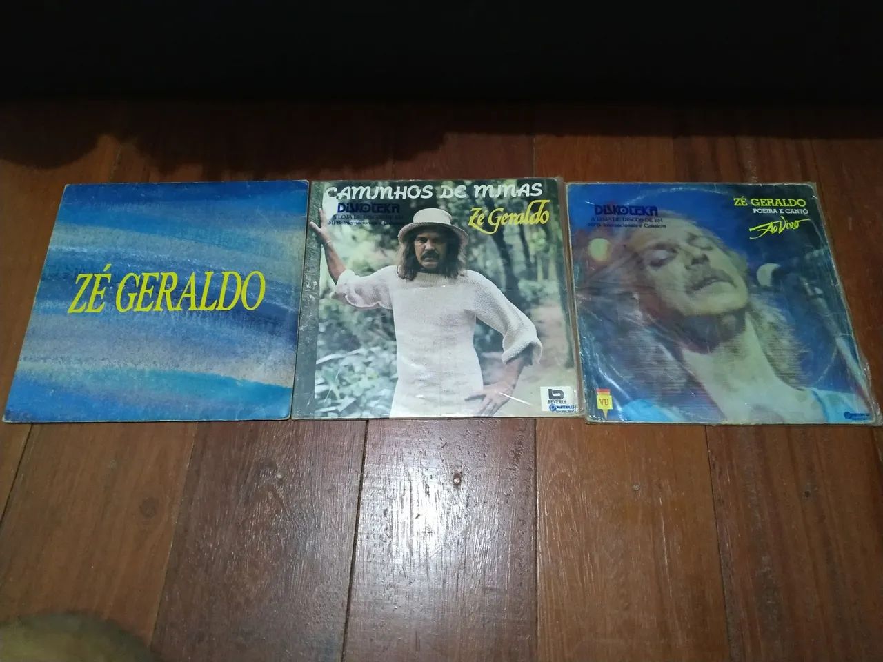 Três Lps vinil Zé Geraldo 