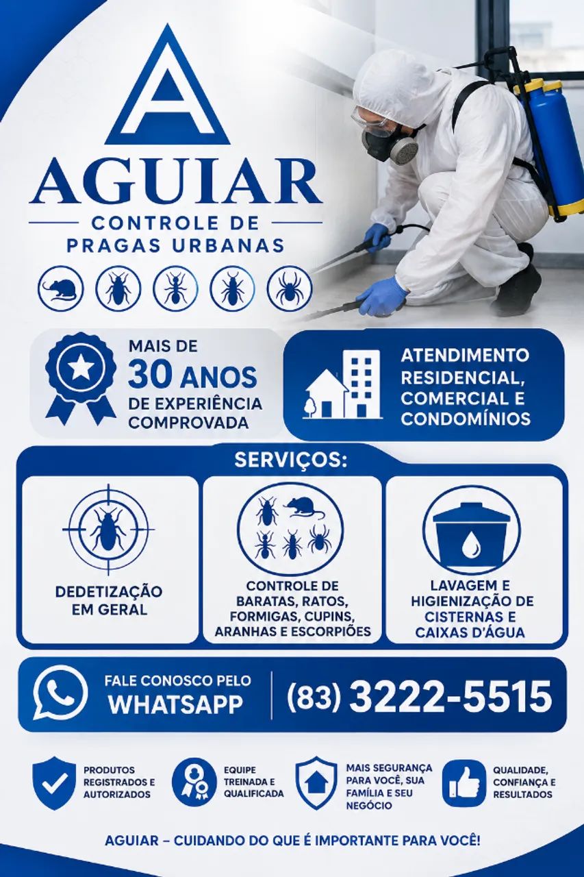 Dedetização Residencial e Comercial 