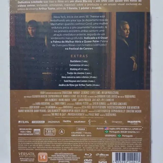 Blu-ray Carol Lacrado SEM POSTER - Foto 3