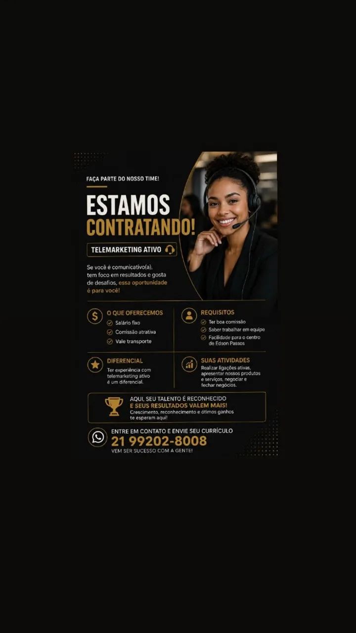 operador de telemarketing 