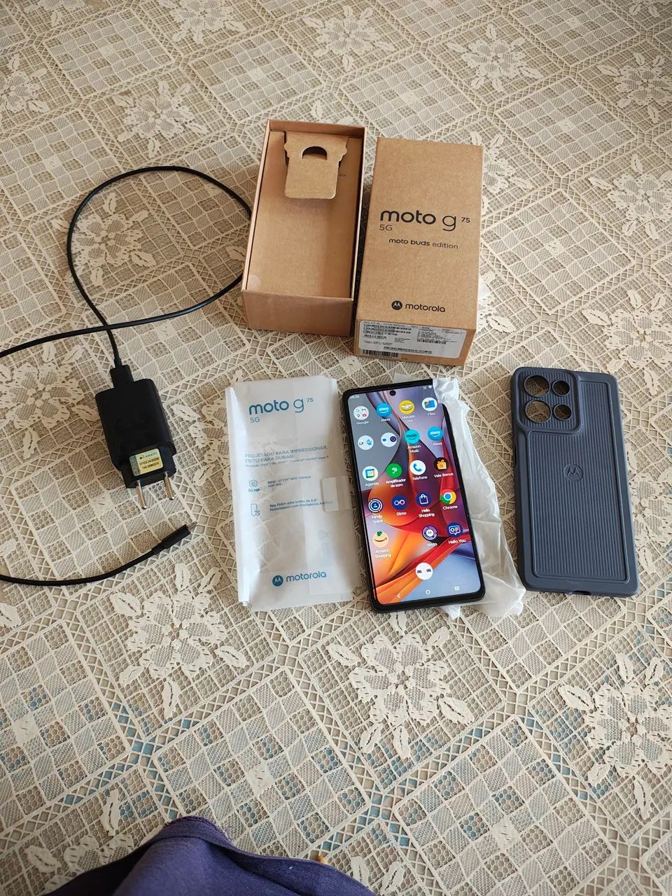 Motorola g75 lindo  na garantia c/ capa Motorola oficial
