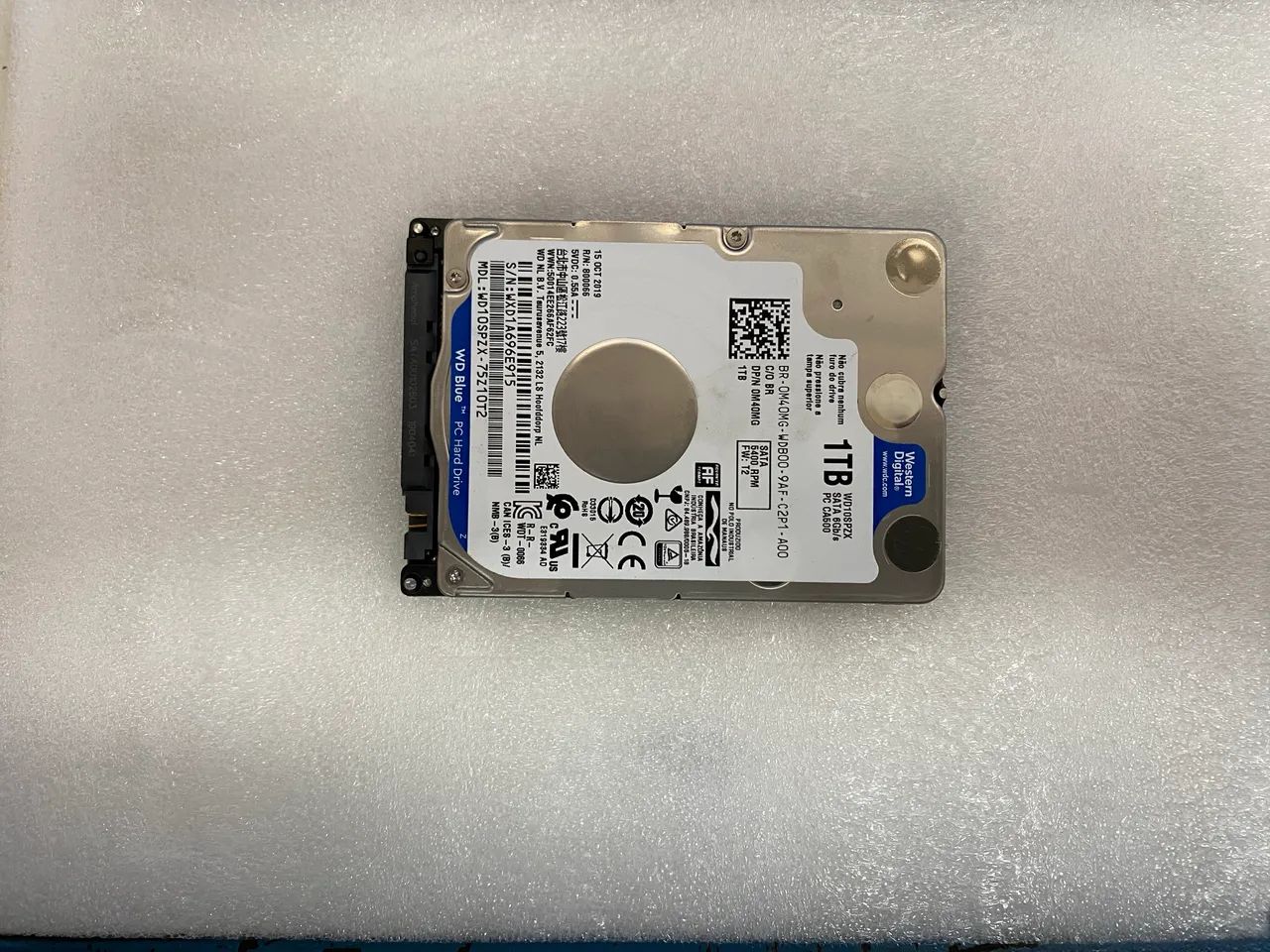 HD NOTEBOOK 1TB W.D.