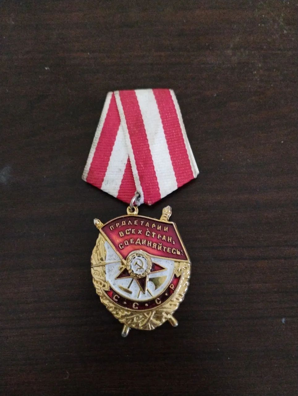 Conjunto com 5 medalhas soviéticas  - Foto 2