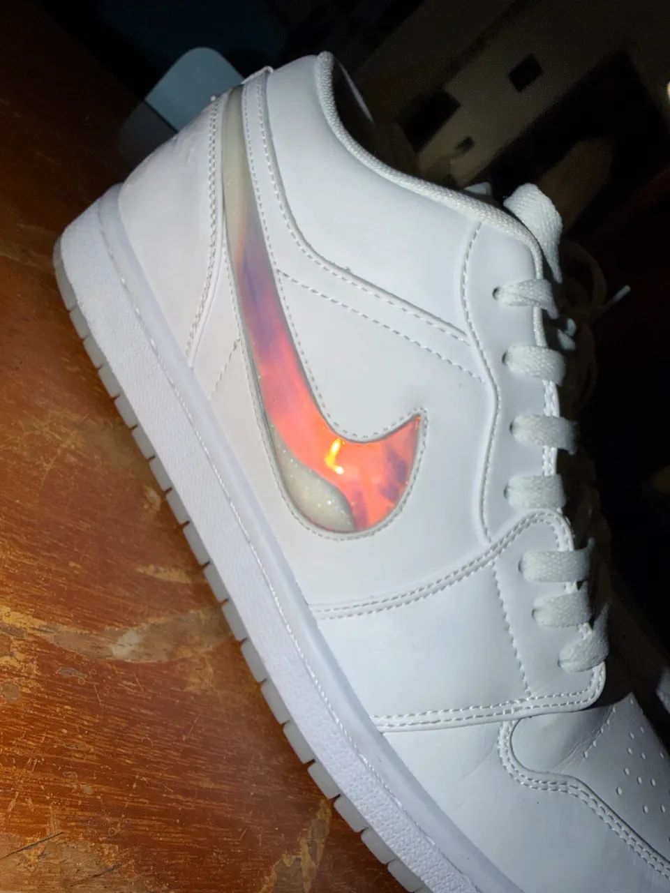 Air Jordan 1 Low SE Glitter Swoosh - Foto 5