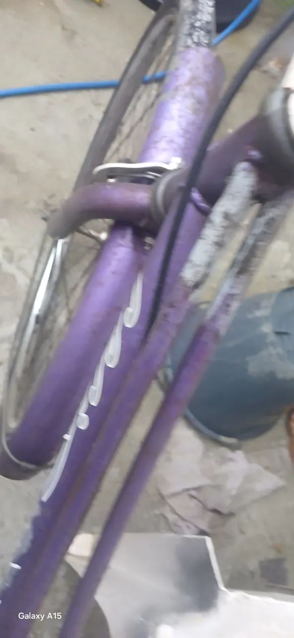 Bicicleta antiga caloi ceci. Com solda - Foto 3