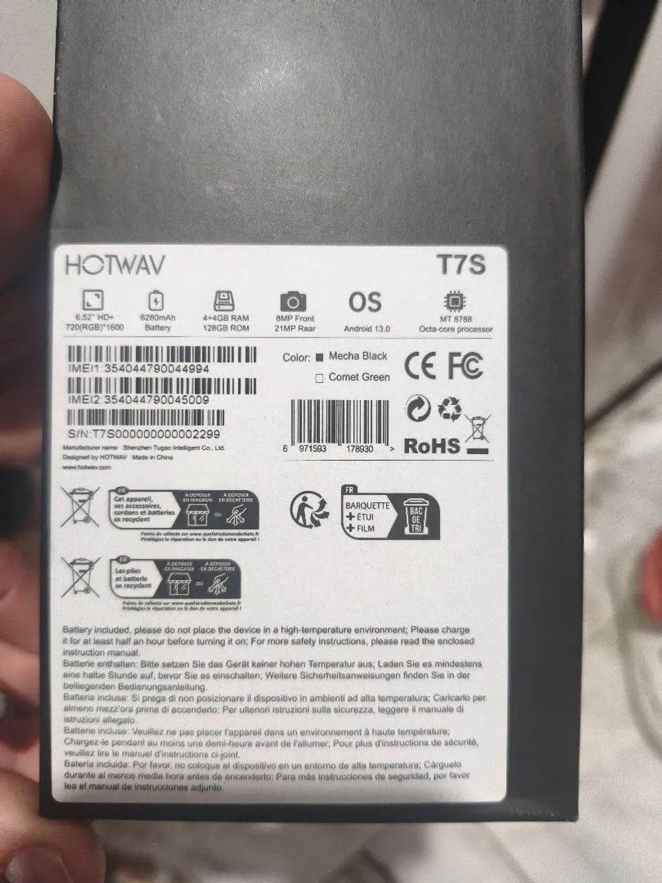 Vendo celular Hotwav T7S - Foto 4