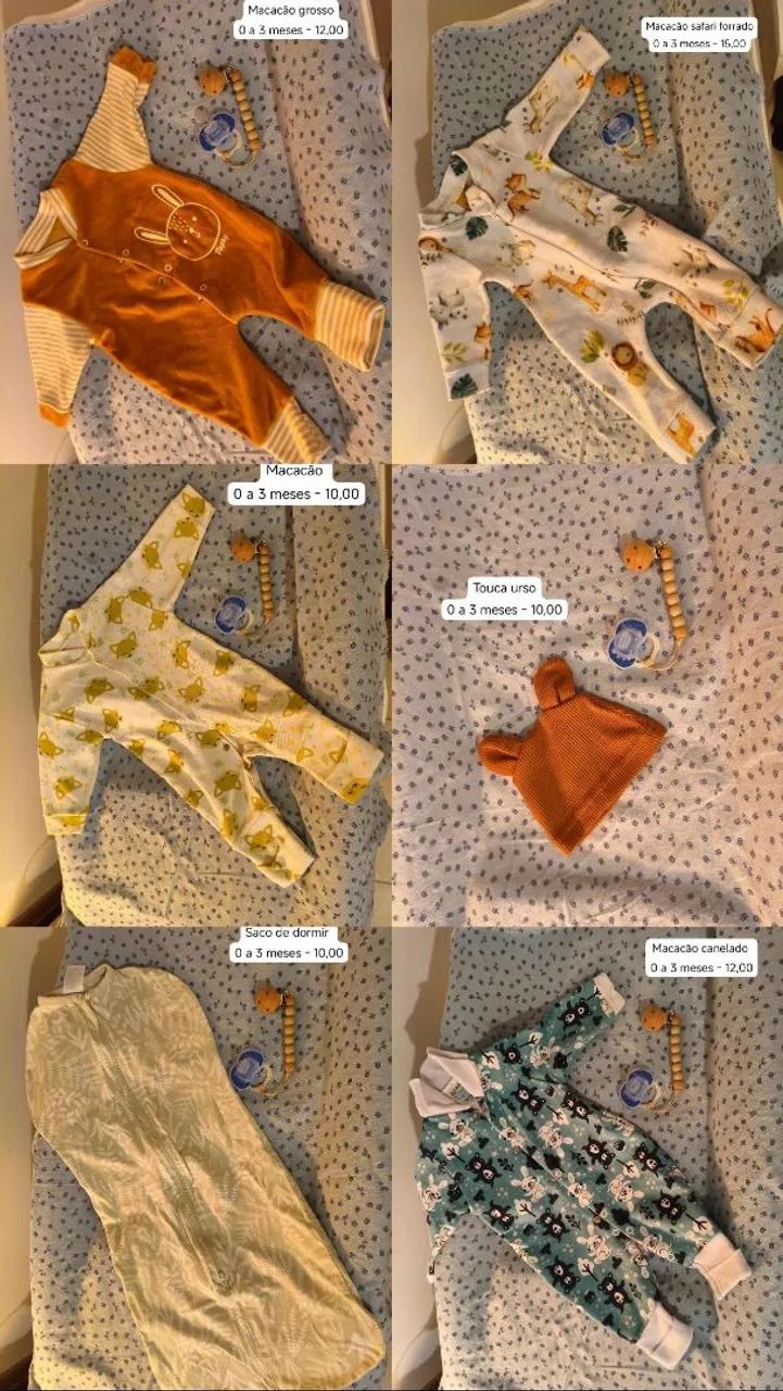 Kit roupa infantil MENINO
