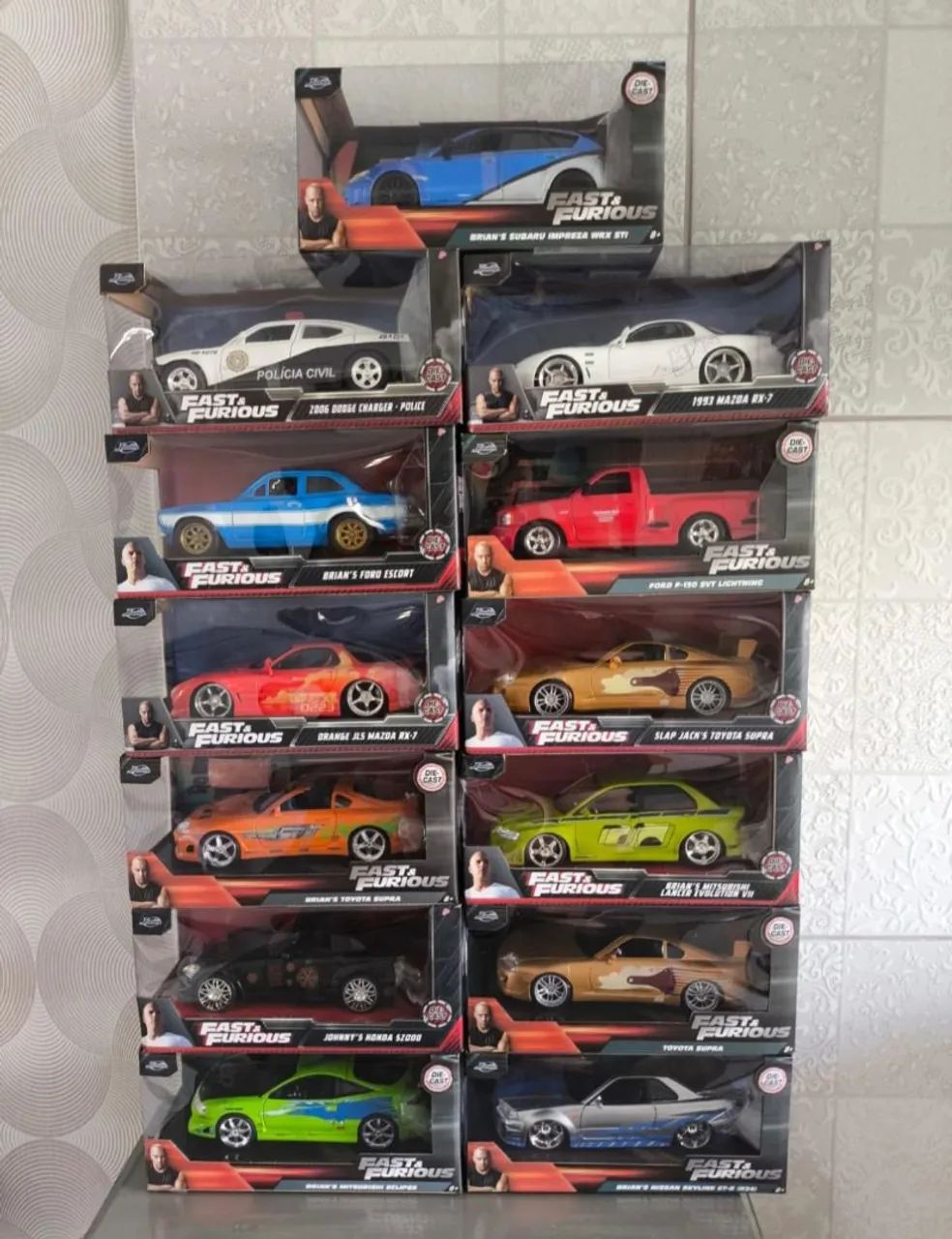 Jada velozes e furiosos 1/24 269 REAIS 01 MINIATURA 